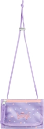 Baagl cartera para el cuello Mazlíčci – cartera textil morada con cordón