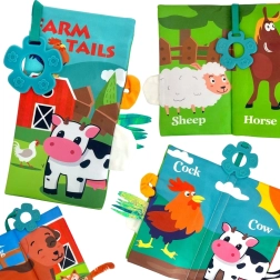 Libro de tela con colitas WOOPIE baby