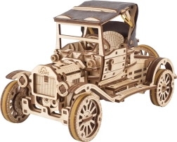 Maqueta mecánica de madera Automóvil histórico