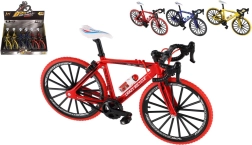 Bicicleta de dedos metal/plástico 19 cm en varios colores