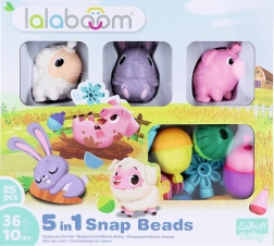 Set de construcción Lalaboom Cuentas encajables Animales de granja