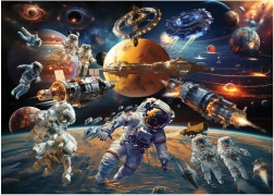 Puzle atasco espacial XL 700 piezas