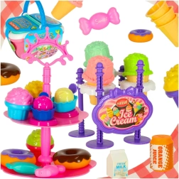 Cesta de picnic con postres