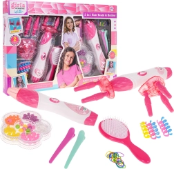 Mega set trenzador 2 en 1 con cuentas para niños