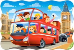 Castorland rompecabezas maxi de suelo autobús londinense 20 piezas