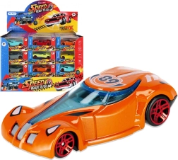 Coche de carreras metálico 8 cm