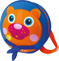 Mochila infantil redonda con motivo de oso 26,5 cm
