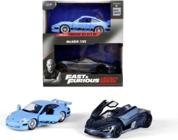 Pack doble Rápidos y Furiosos: Porsche 996 GT3 RS de Brian y McLaren 720S de Shaw, 1:32