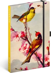 NOTIQUE Bloc de notas Pájaros – Sakura de Kateřina Winterová