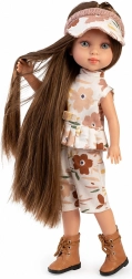 Muñeca realista Guca Penelope con cuerpo totalmente de vinilo, 34 cm