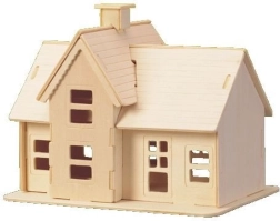 Puzle 3D de madera Excavadora