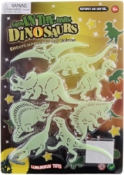Dinosaurios adhesivos luminiscentes