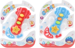 Guitarra infantil con luces y sonidos a pilas
