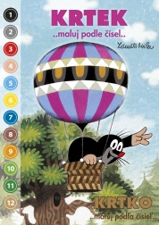 Libro para colorear A5 Topo – pinta por números