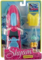 Moto acuática para muñecas – set con chaleco y accesorios