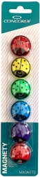 Imanes con mariquitas 30 mm, 6 uds.