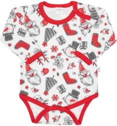 Body para bebé de manga larga new baby christmas