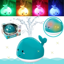 Juguete de baño Woopie, ballena azul con fuente