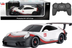 Coche RC 1:18 RASTAR PORSCHE 911 GT3 blanco-gris