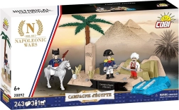 Set de construcción Cobi Expedición napoleónica a Egipto – diorama con la Piedra de Rosetta (243 piezas)