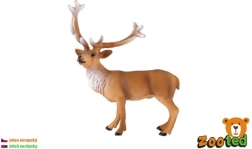 Figura de plástico de ciervo europeo de 16 cm