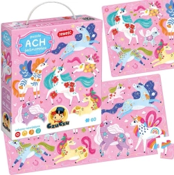 Puzzle ¡Ah, unicornios! 60 piezas