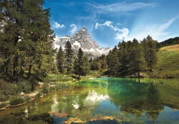 Puzzle de 1500 piezas Compacto Lago Azul