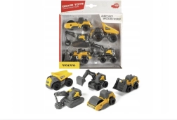 Set de construcción DICKIE Construction – mix de 5 vehículos pequeños VOLVO