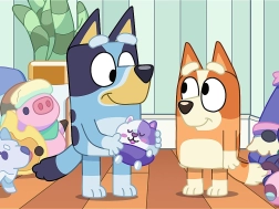 Rompecabezas Trefl con motivo de Bluey, 30 piezas