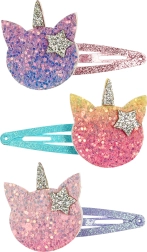 Horquillas para el pelo con gatitos - 3 uds
