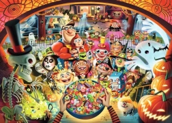Puzzle RAVENSBURGER Villancicos de Halloween 1000 piezas
