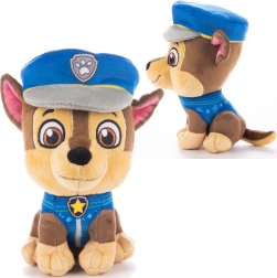 Peluche PAW PATROL Chase con suéter navideño 18 cm