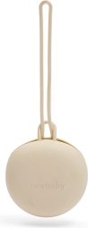 Estuche de silicona para chupete NEW BABY beige