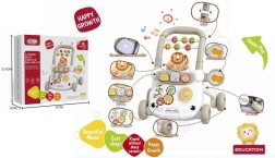 Andador infantil interactivo con forma de león