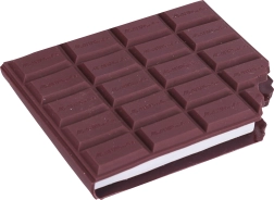 Cuaderno sin líneas Chocolate 8,5 × 10 cm
