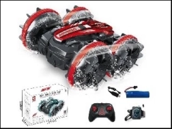 Coche RC anfibio con control por gestos y 2 baterías