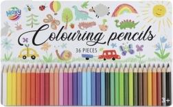 Lápices de colores MOXY en caja metálica 36 uds