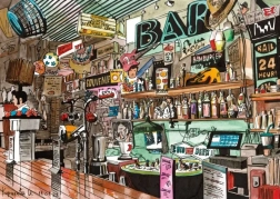 Puzzle magnolia bar de 1000 piezas