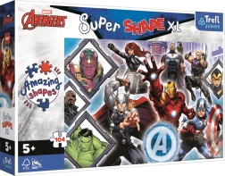 Puzle de 104 piezas XL Super Shape – tus Avengers favoritos