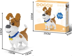 Set de construcción de 1930 piezas – perro JACK RUSSELL