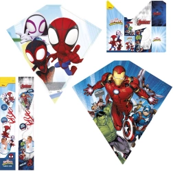 Cometa voladora Marvel Spidey/Avengers 59 × 56 cm - 1 unidad