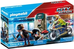 Playmobil City Action – motocicleta de policía con ladrón