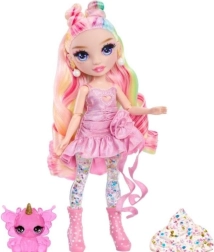 Muñeca Rainbow High con slime y purpurina – Bella rosa