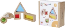 Cubos sensoriales Montessori EICHHORN, 5 uds., madera de haya