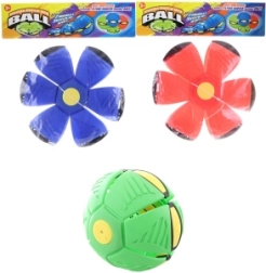 Disco volador que se convierte en pelota con luz