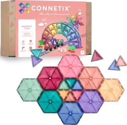 Connetix Pastel Mega Pack construcción magnética 202 piezas