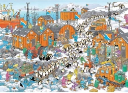 Puzzle JUMBO Jan van Haasteren – Expedición al Polo Sur, 1000 piezas