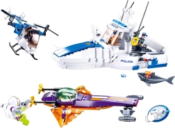 Set de construcción Sluban Captura del bandido marino
