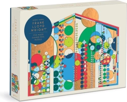 Puzzle troquelado con detalles en foil Frank Lloyd Wright – Midway Mural, 750 piezas