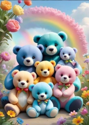 Puzzle de ositos de peluche 300 piezas